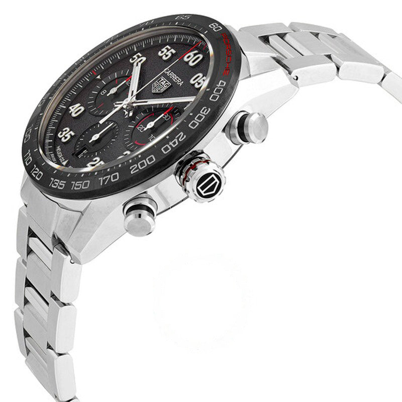 Relógio Carrera Porsche Edição Especial Cronógrafo Automático Mostrador Cinza 44 mm - Mercado de Luxo - O Maior E-Commerce de Bens, Produtos e Serviços de Luxo do Brasil.