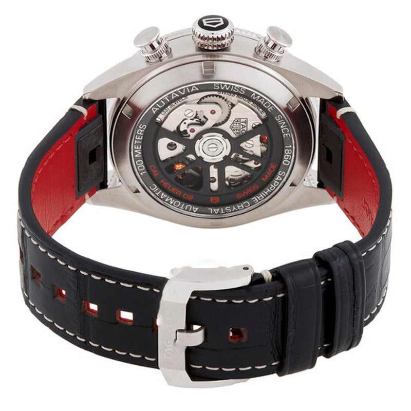 Relógio Autavia Cronômetro Flyback Cronógrafo Automático Mostrador Prateado  - Mercado de Luxo - O Maior E-Commerce de Bens, Produtos e Serviços de Luxo do Brasil.