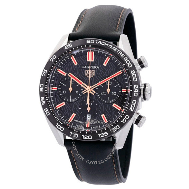 Relógio Carrera Ano do Coelho Cronógrafo Automático Mostrador Preto 44 mm - Mercado de Luxo - O Maior E-Commerce de Bens, Produtos e Serviços de Luxo do Brasil.