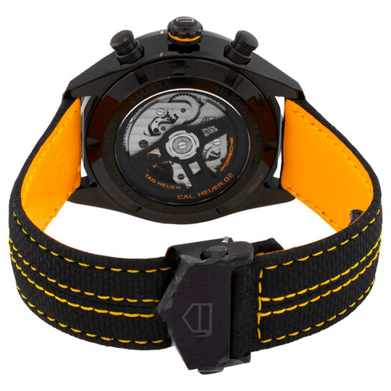 Relógio Carrera X Porsche Cronógrafo Automático Mostrador Preto 44 mm - Mercado de Luxo - O Maior E-Commerce de Bens, Produtos e Serviços de Luxo do Brasil.
