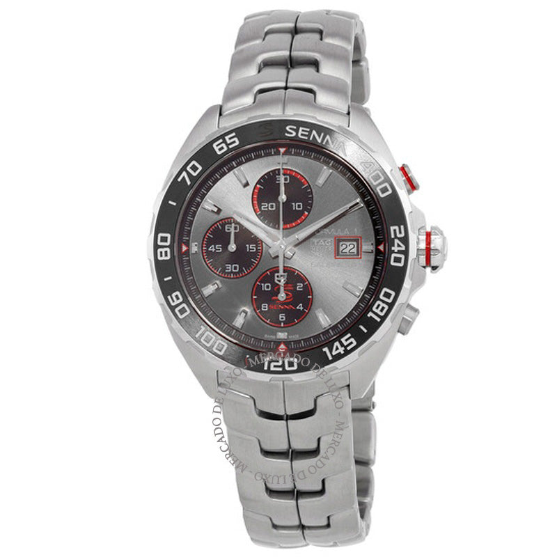 Relógio Fórmula 1 X Senna Cronógrafo Automático Mostrador Cinza 44 mm - Mercado de Luxo - O Maior E-Commerce de Bens, Produtos e Serviços de Luxo do Brasil.
