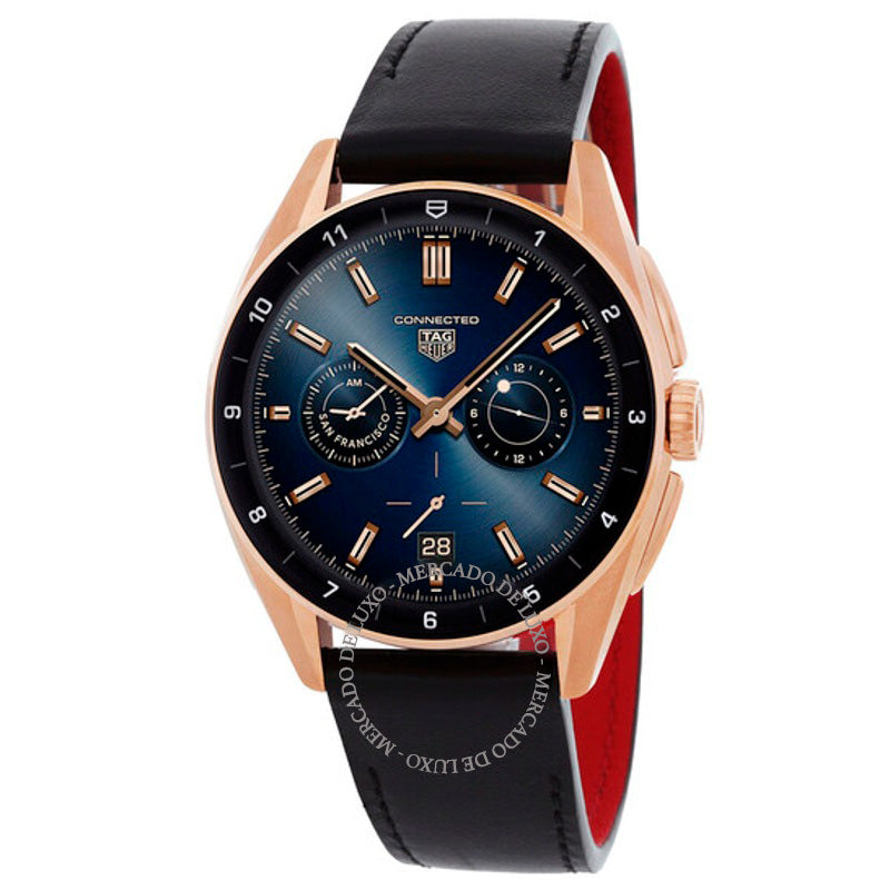 Relógio Calibre E4 Golden Bright Edition Smart conectado 42 mm - Mercado de Luxo - O Maior E-Commerce de Bens, Produtos e Serviços de Luxo do Brasil.