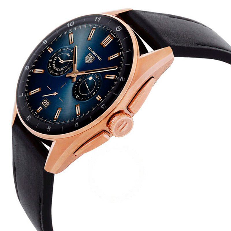 Relógio Calibre E4 Golden Bright Edition Smart conectado 42 mm - Mercado de Luxo - O Maior E-Commerce de Bens, Produtos e Serviços de Luxo do Brasil.