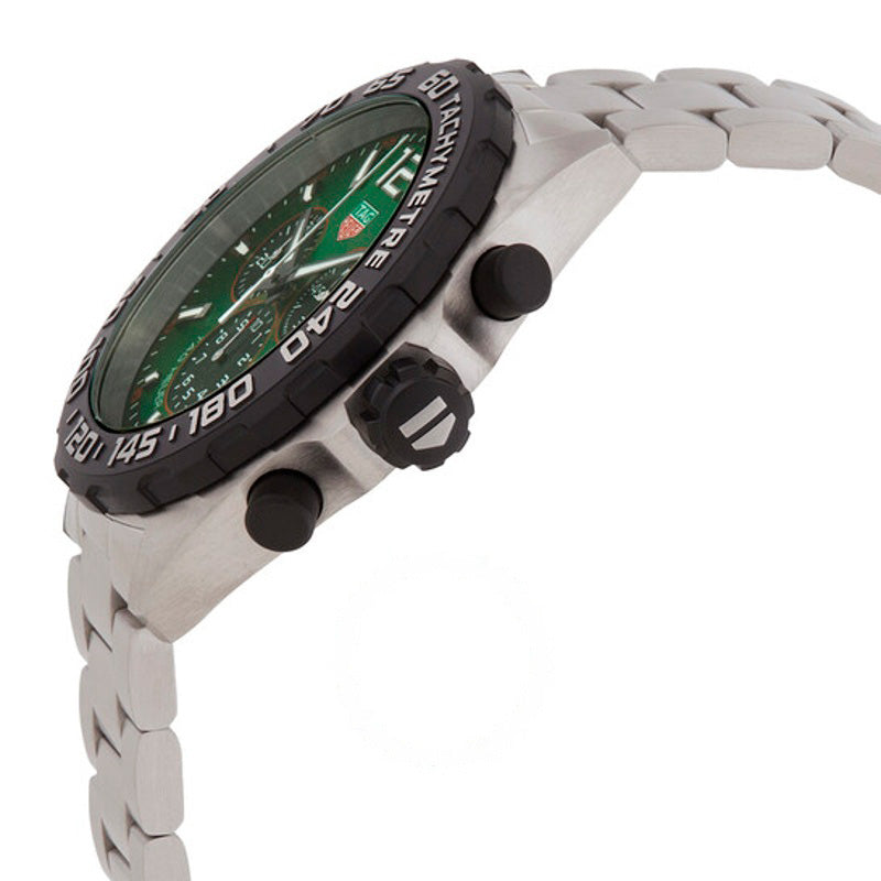 Relógio Cronógrafo Fórmula 1 de 43 mm com mostrador verde de quartzo 43 mm - Mercado de Luxo - O Maior E-Commerce de Bens, Produtos e Serviços de Luxo do Brasil.