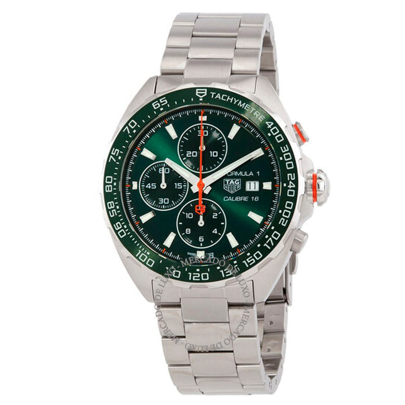 Relógio Fórmula 1 Cronógrafo Automático Mostrador Verde 44 mm - Mercado de Luxo - O Maior E-Commerce de Bens, Produtos e Serviços de Luxo do Brasil.