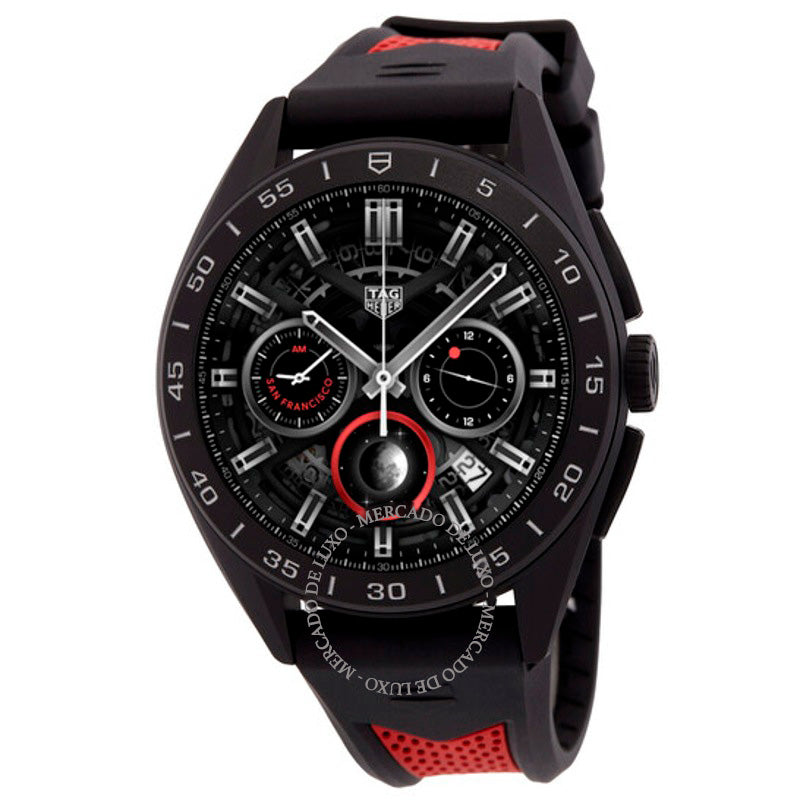 Relógio Quartzo analógico-digital conectado com mostrador preto 45 mm - Mercado de Luxo - O Maior E-Commerce de Bens, Produtos e Serviços de Luxo do Brasil.