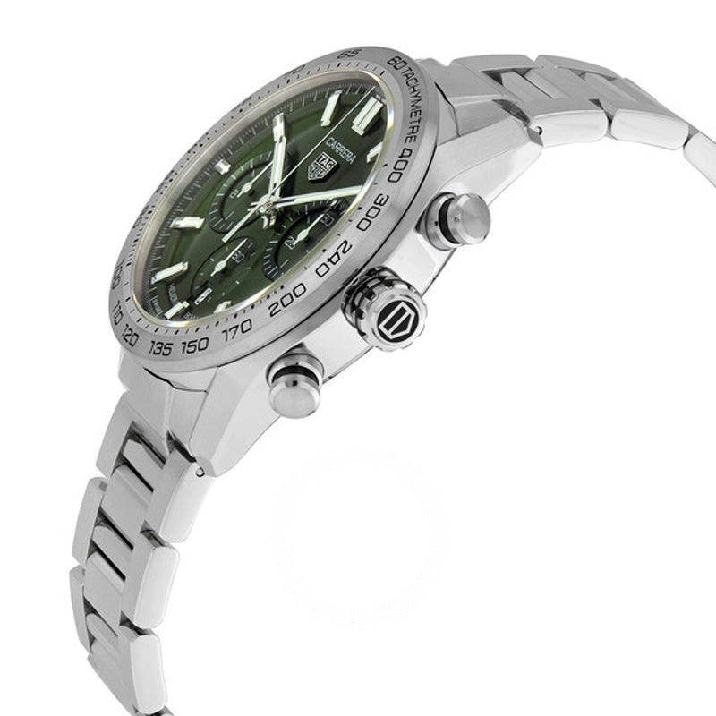 Relógio Carrera Cronógrafo Automático Mostrador Verde 44 mm - Mercado de Luxo - O Maior E-Commerce de Bens, Produtos e Serviços de Luxo do Brasil.