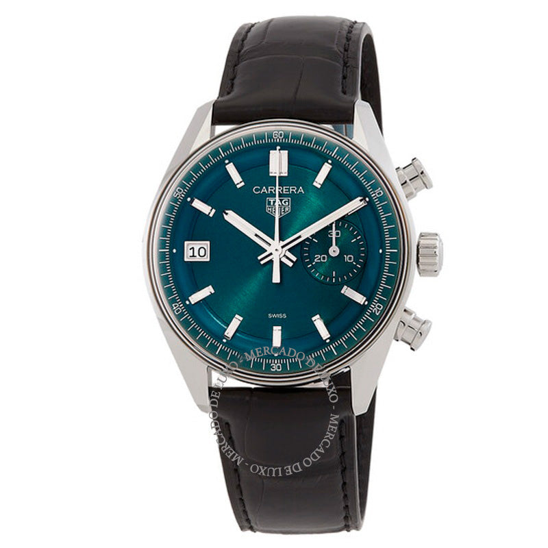 Relógio Carrera Cronógrafo Automático Mostrador Verde 39 mm - Mercado de Luxo - O Maior E-Commerce de Bens, Produtos e Serviços de Luxo do Brasil.