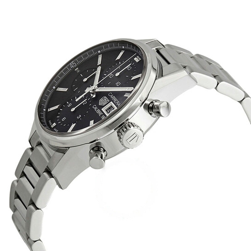 Relógio Carrera Cronógrafo Automático Mostrador Preto 41 mm - Mercado de Luxo - O Maior E-Commerce de Bens, Produtos e Serviços de Luxo do Brasil.