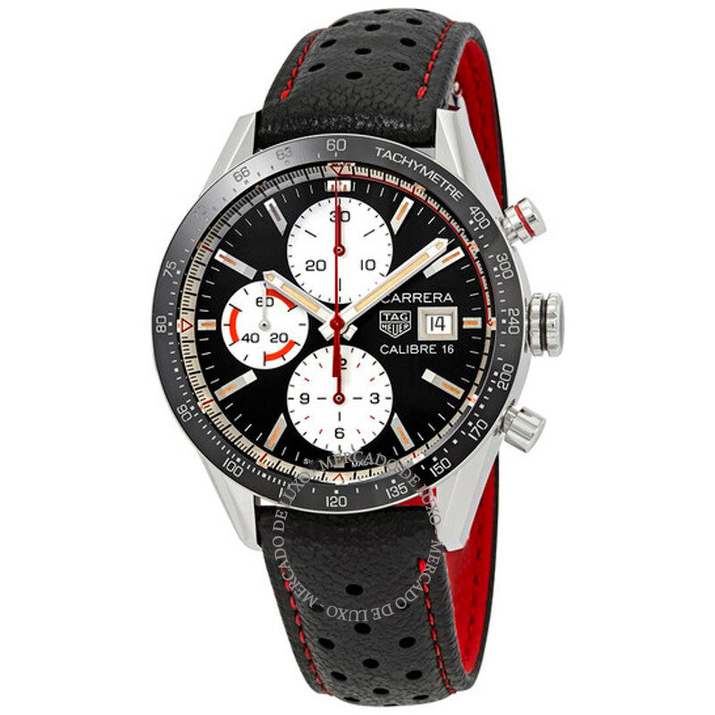 Relógio Carrera Cronógrafo Automático Mostrador Preto 41 mm - Mercado de Luxo - O Maior E-Commerce de Bens, Produtos e Serviços de Luxo do Brasil.