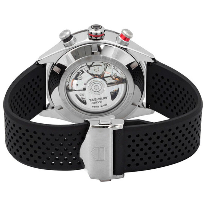 Relógio Carrera Cronógrafo Automático Mostrador Preto 44 mm - Mercado de Luxo - O Maior E-Commerce de Bens, Produtos e Serviços de Luxo do Brasil.