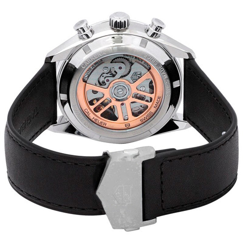 Relógio Carrera Cronógrafo Automático Mostrador Preto 42 mm - Mercado de Luxo - O Maior E-Commerce de Bens, Produtos e Serviços de Luxo do Brasil.