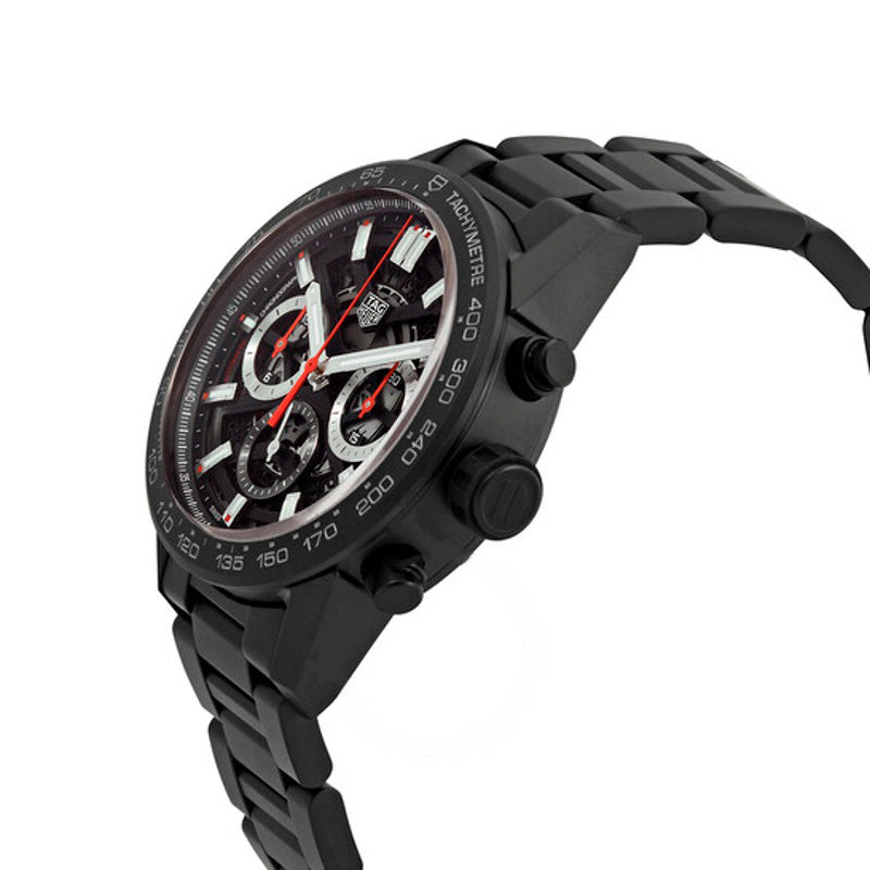 Relógio Carrera Cronógrafo Automático Mostrador Preto 43 mm - Mercado de Luxo - O Maior E-Commerce de Bens, Produtos e Serviços de Luxo do Brasil.