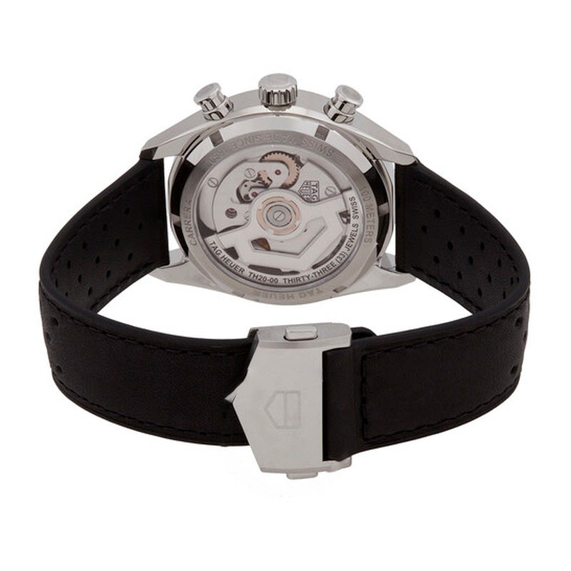 Relógio Carrera Cronógrafo Automático Mostrador Preto 39 mm - Mercado de Luxo - O Maior E-Commerce de Bens, Produtos e Serviços de Luxo do Brasil.