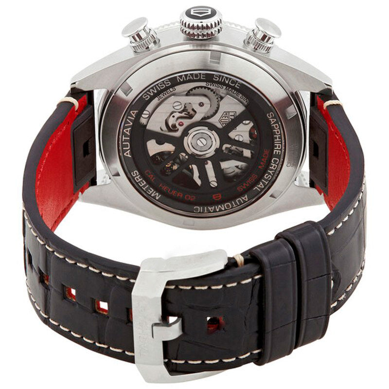 Relógio Autavia Cronógrafo Automático Mostrador Preto 42 mm - Mercado de Luxo - O Maior E-Commerce de Bens, Produtos e Serviços de Luxo do Brasil.