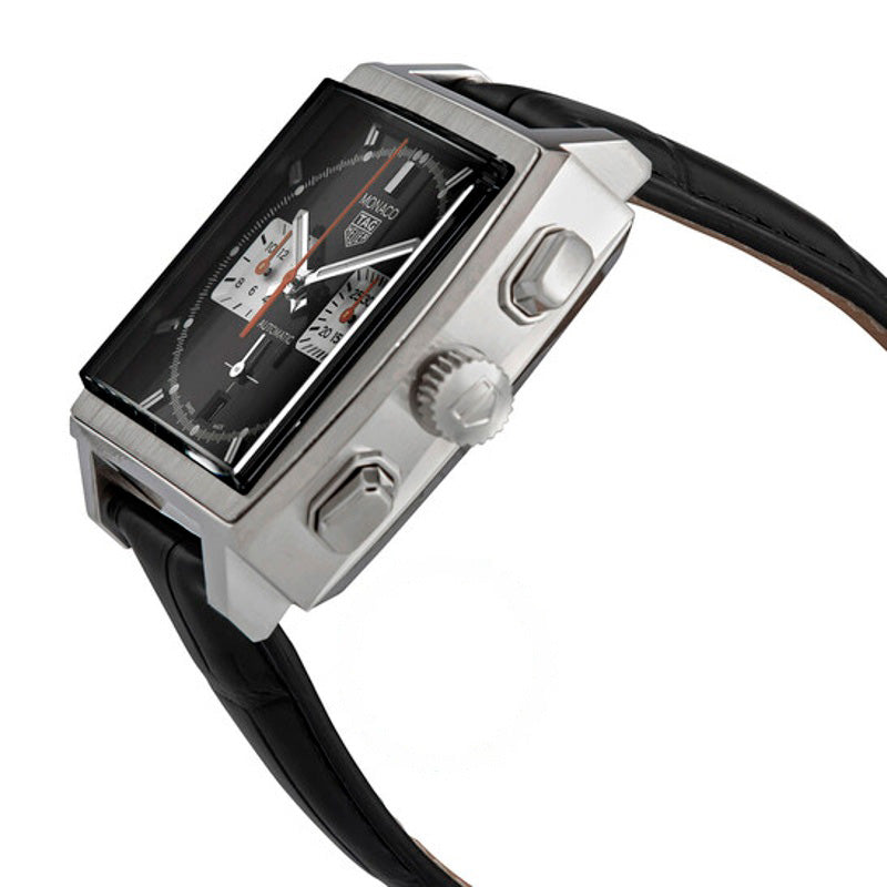 Relógio Monaco Cronógrafo Automático Mostrador Preto 39 mm - Mercado de Luxo - O Maior E-Commerce de Bens, Produtos e Serviços de Luxo do Brasil.