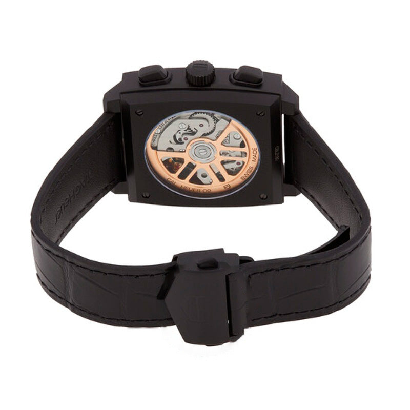 Relógio Monaco Cronógrafo Automático Mostrador Preto 39 mm - Mercado de Luxo - O Maior E-Commerce de Bens, Produtos e Serviços de Luxo do Brasil.