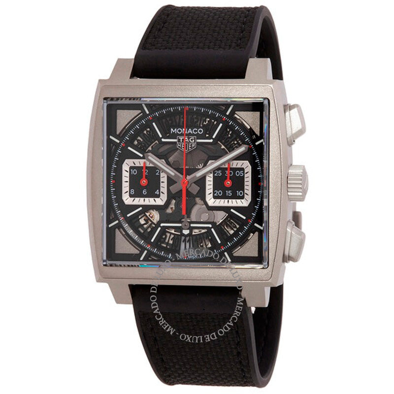 Relógio Monaco Cronógrafo Automático Mostrador Preto 39 mm - Mercado de Luxo - O Maior E-Commerce de Bens, Produtos e Serviços de Luxo do Brasil.