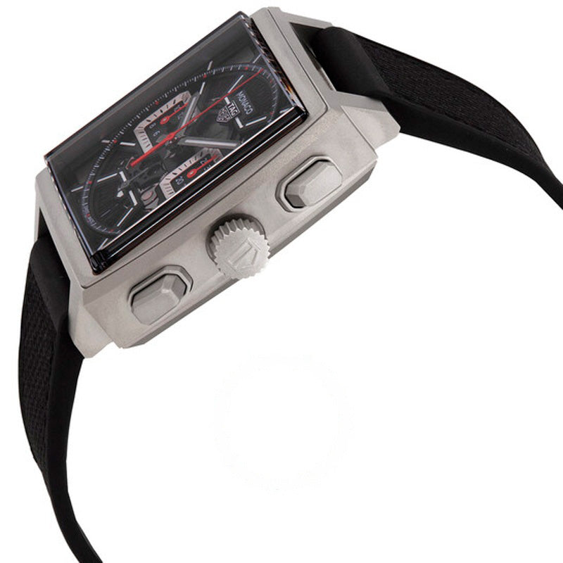 Relógio Monaco Cronógrafo Automático Mostrador Preto 39 mm - Mercado de Luxo - O Maior E-Commerce de Bens, Produtos e Serviços de Luxo do Brasil.