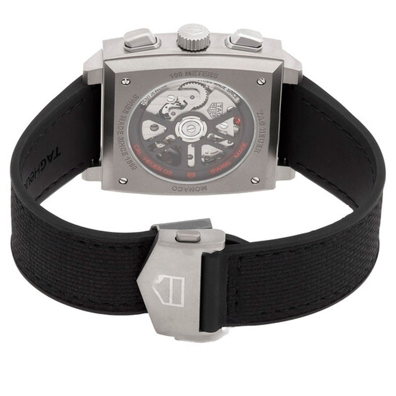 Relógio Monaco Cronógrafo Automático Mostrador Preto 39 mm - Mercado de Luxo - O Maior E-Commerce de Bens, Produtos e Serviços de Luxo do Brasil.