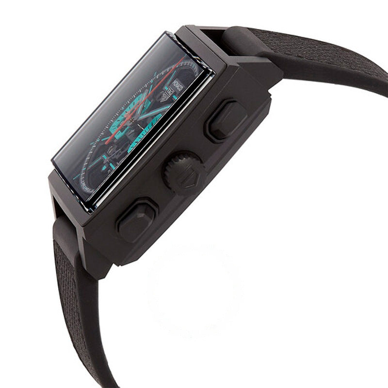 Relógio Monaco Cronógrafo Automático Mostrador Preto 39 mm - Mercado de Luxo - O Maior E-Commerce de Bens, Produtos e Serviços de Luxo do Brasil.