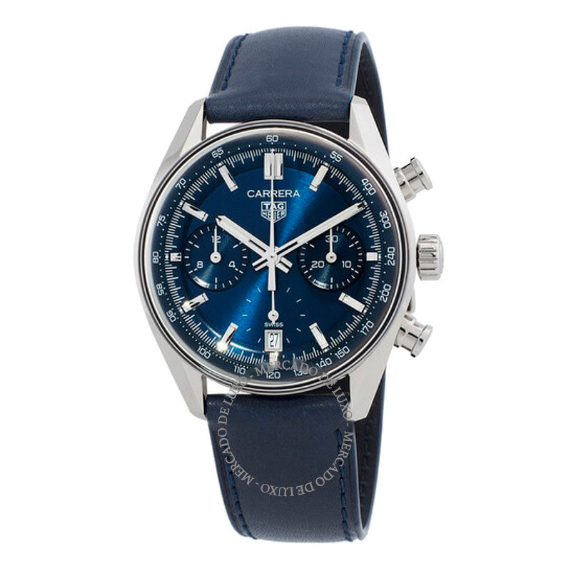 Relógio Carrera Cronógrafo Automático Mostrador Azul 39 mm - Mercado de Luxo - O Maior E-Commerce de Bens, Produtos e Serviços de Luxo do Brasil.