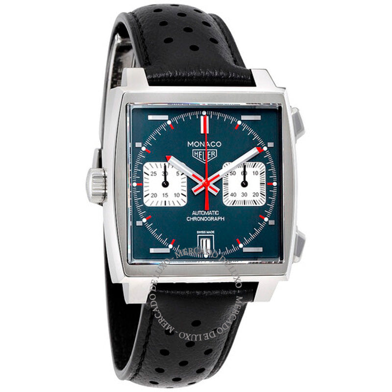 Relógio Monaco Lefty Automático Denim Mostrador Azul 39 mm - Mercado de Luxo - O Maior E-Commerce de Bens, Produtos e Serviços de Luxo do Brasil.