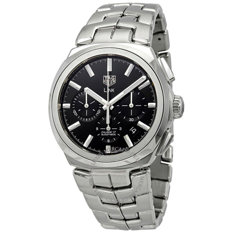 Relógio Link Cronógrafo Automático Mostrador Preto 41 mm - Mercado de Luxo - O Maior E-Commerce de Bens, Produtos e Serviços de Luxo do Brasil.