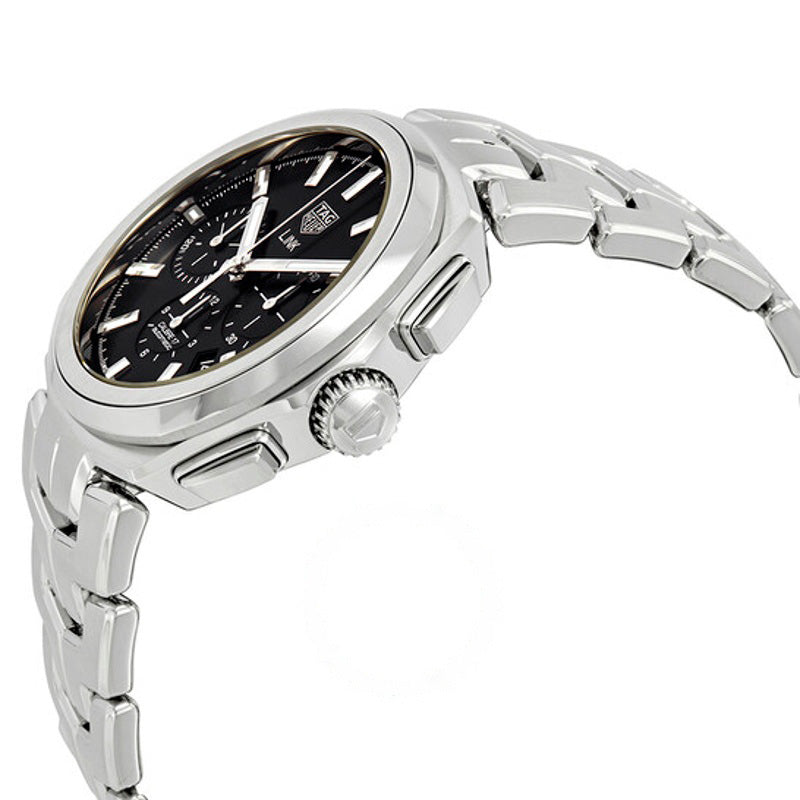 Relógio Link Cronógrafo Automático Mostrador Preto 41 mm - Mercado de Luxo - O Maior E-Commerce de Bens, Produtos e Serviços de Luxo do Brasil.