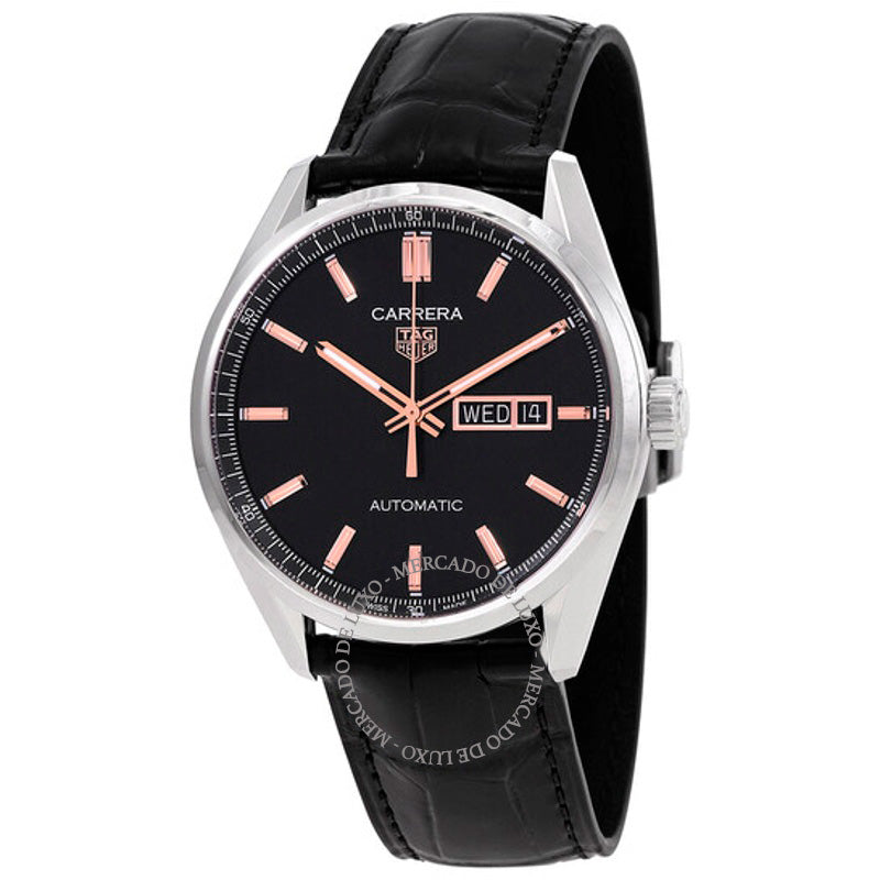 Relógio Carrera Day Date Automático Mostrador Preto 41 mm - Mercado de Luxo - O Maior E-Commerce de Bens, Produtos e Serviços de Luxo do Brasil.