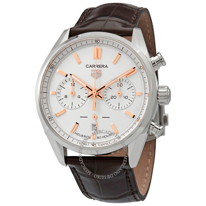 Relógio Cronógrafo Automático Mostrador Branco 42 mm - Mercado de Luxo - O Maior E-Commerce de Bens, Produtos e Serviços de Luxo do Brasil.