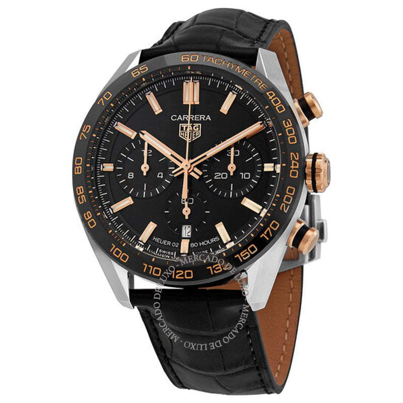 Relógio Cronógrafo Automático Mostrador Preto 44 mm - Mercado de Luxo - O Maior E-Commerce de Bens, Produtos e Serviços de Luxo do Brasil.