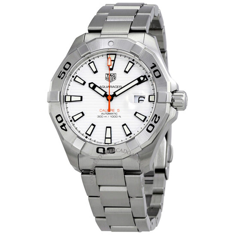 Relógio Aquaracer Automático Mostrador Branco 43 mm - Mercado de Luxo - O Maior E-Commerce de Bens, Produtos e Serviços de Luxo do Brasil.