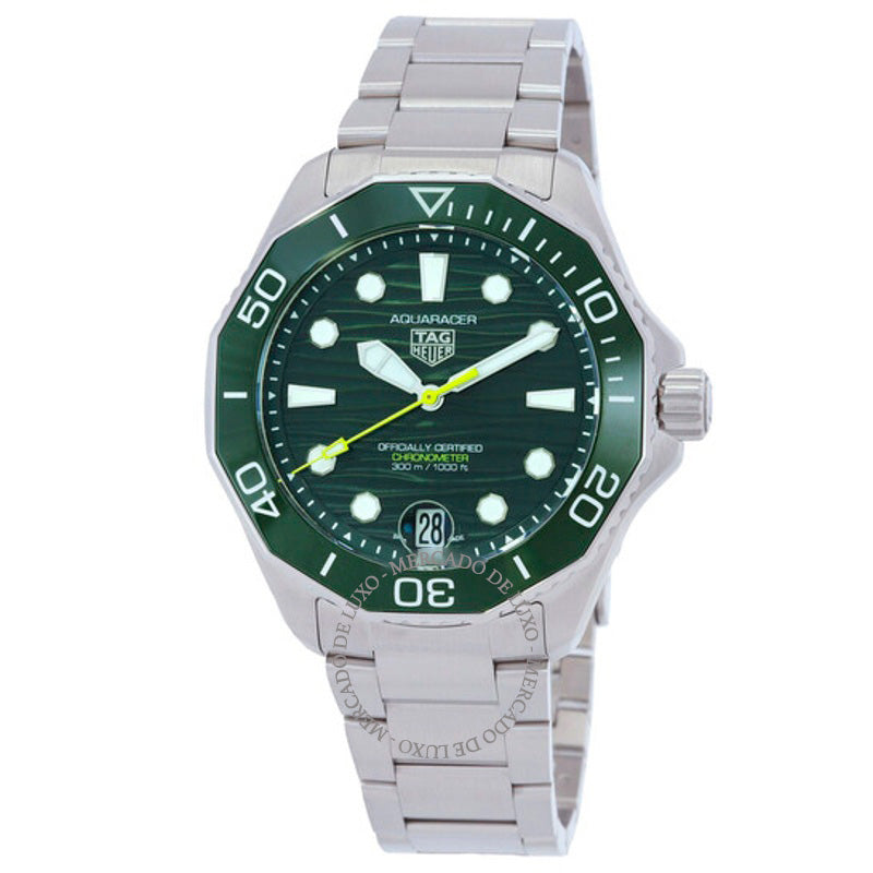 Relógio Aquaracer Automático Mostrador Verde 42 mm - Mercado de Luxo - O Maior E-Commerce de Bens, Produtos e Serviços de Luxo do Brasil.