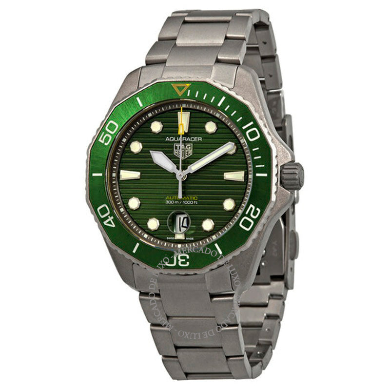 Relógio Aquaracer Automático Mostrador Verde 43 mm - Mercado de Luxo - O Maior E-Commerce de Bens, Produtos e Serviços de Luxo do Brasil.