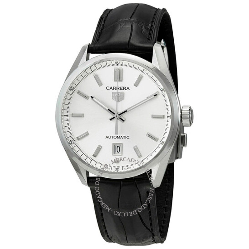 Relógio Carrera Automático Mostrador Prateado 39 mm - Mercado de Luxo - O Maior E-Commerce de Bens, Produtos e Serviços de Luxo do Brasil.