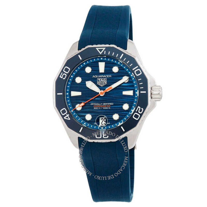 Relógio Aquaracer Automático Mostrador Azul 42 mm - Mercado de Luxo - O Maior E-Commerce de Bens, Produtos e Serviços de Luxo do Brasil.