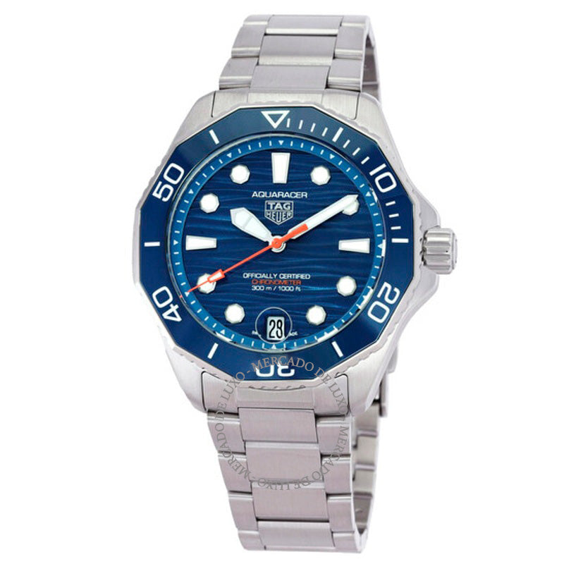 Relógio Aquaracer Automático Mostrador Azul 42 mm - Mercado de Luxo - O Maior E-Commerce de Bens, Produtos e Serviços de Luxo do Brasil.