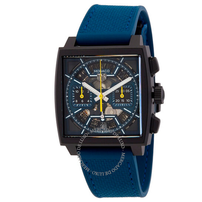 Relógio Monaco Cronógrafo Automático 39 mm - Mercado de Luxo - O Maior E-Commerce de Bens, Produtos e Serviços de Luxo do Brasil.
