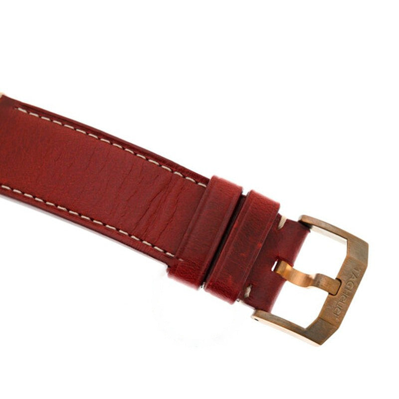 Relógio Autavia Automático Mostrador Vermelho 42 mm - Mercado de Luxo - O Maior E-Commerce de Bens, Produtos e Serviços de Luxo do Brasil.