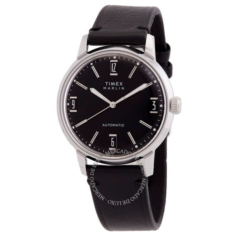 Relógio Marlin Automático Mostrador Preto 40 mm - Mercado de Luxo - O Maior E-Commerce de Bens, Produtos e Serviços de Luxo do Brasil.