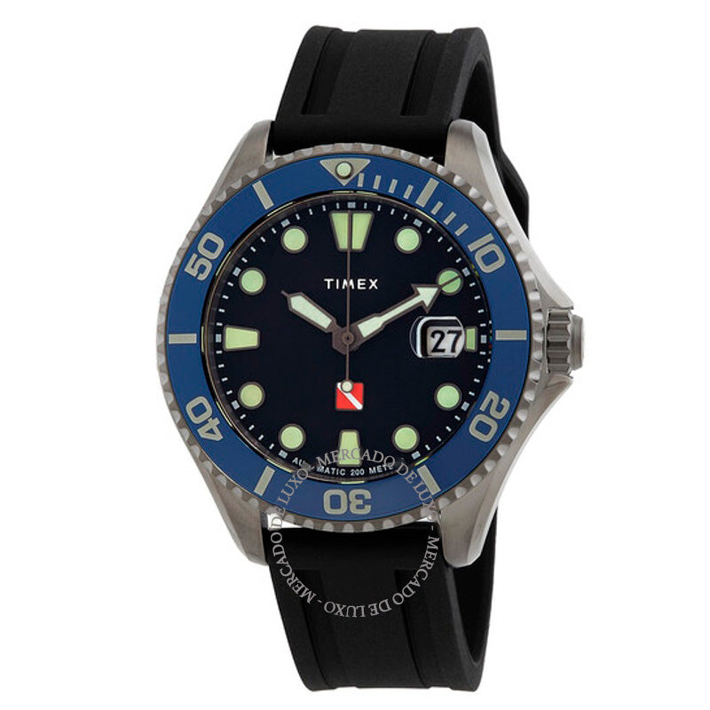 Relógio Mostrador preto automático 44 mm - Mercado de Luxo - O Maior E-Commerce de Bens, Produtos e Serviços de Luxo do Brasil.