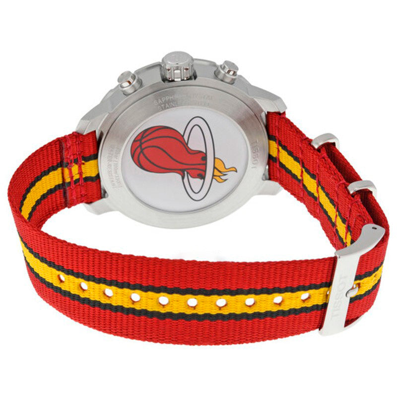 Relógio Quickster Miami Heat NBA Edição Especial Mostrador Prateado 42 mm - Mercado de Luxo - O Maior E-Commerce de Bens, Produtos e Serviços de Luxo do Brasil.