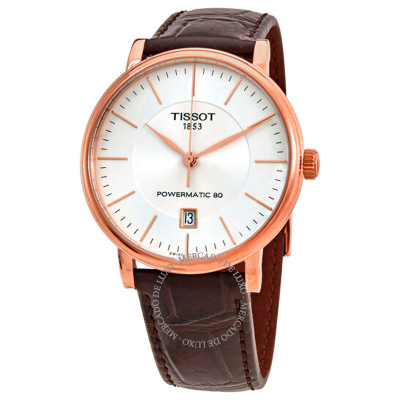 Relógio Carson Premium Powermatic 80 Automático Mostrador Branco 40 mm - Mercado de Luxo - O Maior E-Commerce de Bens, Produtos e Serviços de Luxo do Brasil.