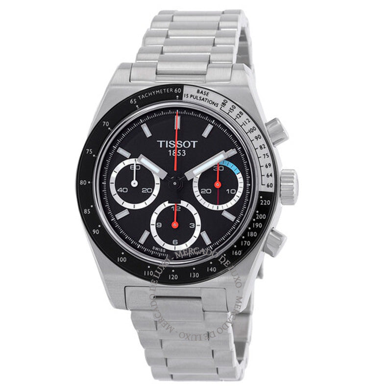 Relógio T-Sport Cronógrafo Corda Manual Mostrador Preto 41 mm - Mercado de Luxo - O Maior E-Commerce de Bens, Produtos e Serviços de Luxo do Brasil.