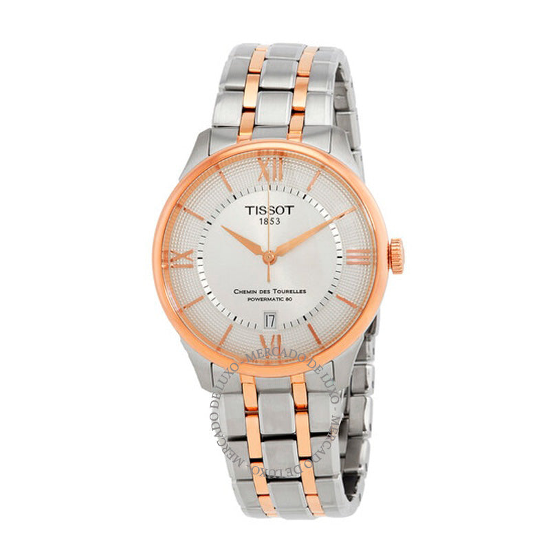 Relógio Chemin Des Tourelles mostrador automático prateado 39 mm - Mercado de Luxo - O Maior E-Commerce de Bens, Produtos e Serviços de Luxo do Brasil.