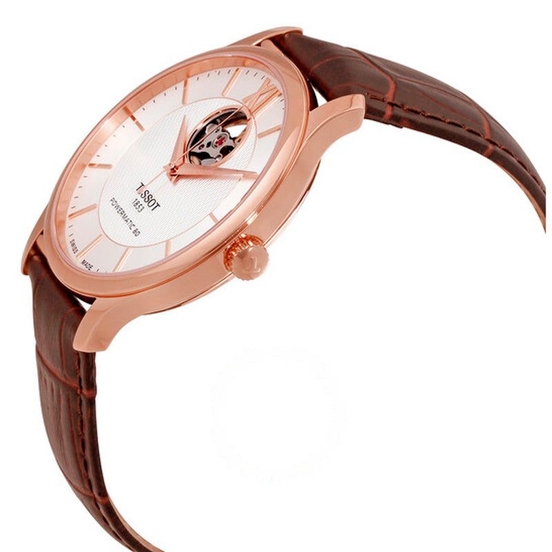 Relógio T-Classic Tradition Automático Mostrador Prateado 40 mm - Mercado de Luxo - O Maior E-Commerce de Bens, Produtos e Serviços de Luxo do Brasil.