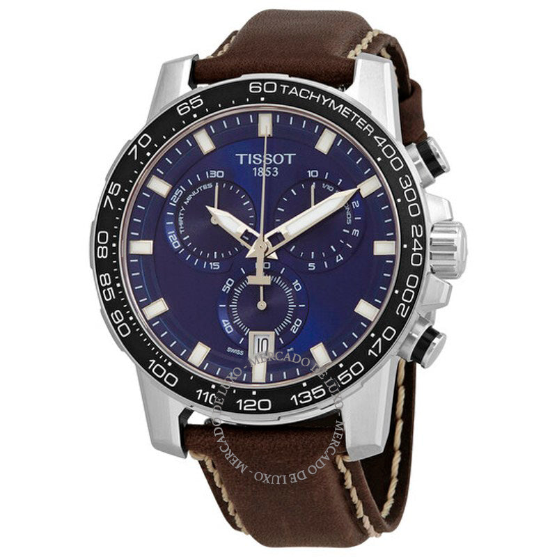 Relógio Cronógrafo Supersport Quartzo Mostrador Azul  - Mercado de Luxo - O Maior E-Commerce de Bens, Produtos e Serviços de Luxo do Brasil.