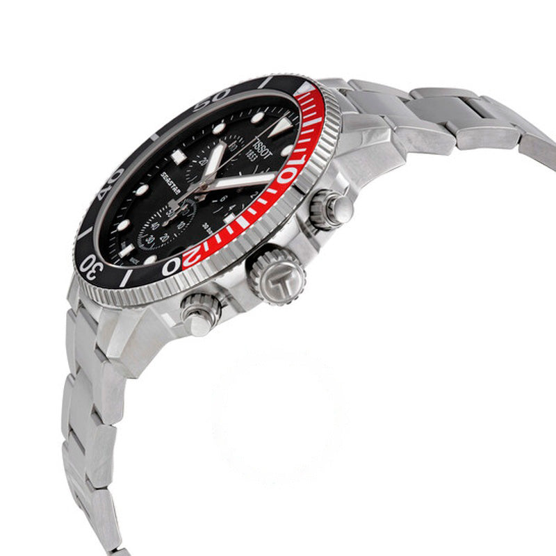 Relógio T-Sport Cronógrafo Quartzo Mostrador Preto 45 mm - Mercado de Luxo - O Maior E-Commerce de Bens, Produtos e Serviços de Luxo do Brasil.