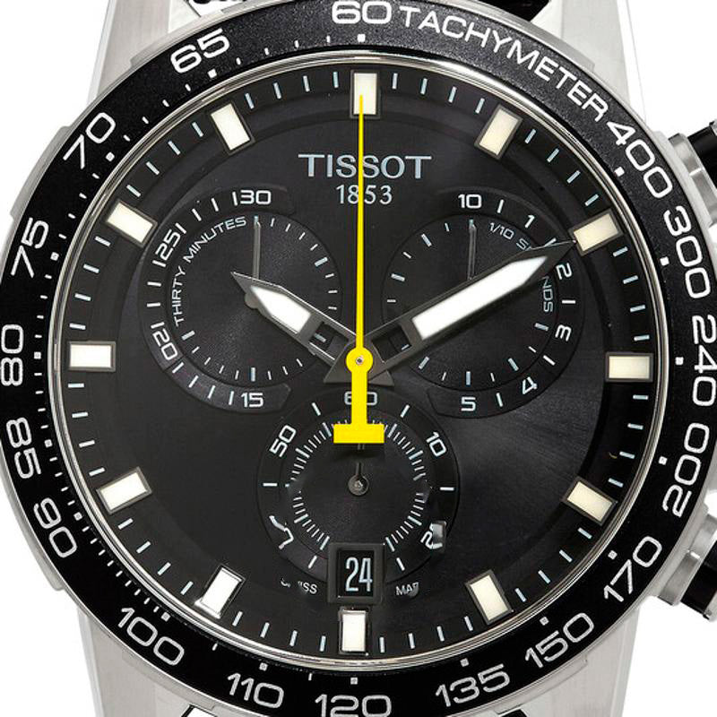 Relógio T-Sport Cronógrafo Quartzo Mostrador Preto 45 mm - Mercado de Luxo - O Maior E-Commerce de Bens, Produtos e Serviços de Luxo do Brasil.